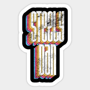 Steely Dan Retro Sticker
